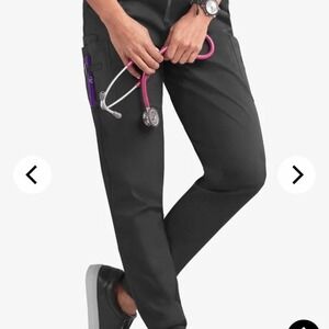 Butter-Soft‎ Black Jogger Scrub Pants, NEW, 3XL TALL, PLUS SIZE, SCRUBS